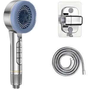 Upgrade Your Mornings! 4-Mode Filtered Handheld Shower Head - Silver